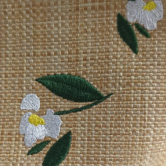 Draper James RSVP Cream and Tan Magnolia Handbag - Picture 3 of 7